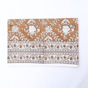 Cotton Fabric Modern Customizable <b>Table</b> <b>Runner</b> with Floral Print Hand Block Printing for Wedding Dining <b>Table</b> Kitchen Decor - Product Image 2