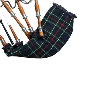 Gaita escocesa de madera de rosa marrón profesional de tamaño completo, monturas plateadas, Gaita Escocesa de madera para uso práctico - Product Image 5