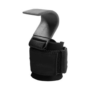 Poignées en cuir réglables crochets de levage de poids antidérapants sangles personnalisables Logo Wrap Deadlifts - Product Image 3