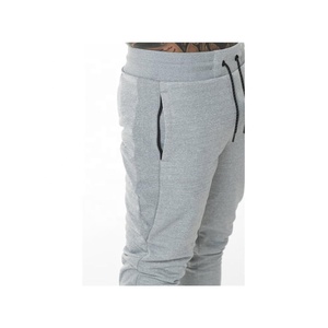 MENS JOGGER <b>PANTS</b> LIGHT GREY SPECKLED MARL Trackies Bottom - Product Image 6