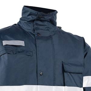 Veste de travail réfléchissante personnalisée pour hommes, vêtement de sécurité haute visibilité, manteau d'hiver industriel, imperméable, coupe-vent, antistatique - Product Image 2
