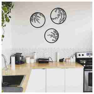 Nouveau Design Fabriqué En Inde Métal Arts Mur Rond Abstrait Salle À Manger Décoration Conception Personnalisée Avec Qualité D'exportation - Product Image 4