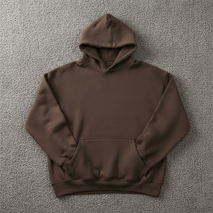 Sweat-shirts pour hommes de haute qualité 100% coton, vêtements décontractés d'hiver, surdimensionnés, de qualité supérieure, en molleton épais, pull à capuche brodé, écologique - Product Image 5