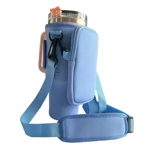 Hoge Kwaliteit Neopreen Waterfles Draagtas Tas Tuimelaar Houder Voor 40Oz 30Oz Roestvrijstalen Beker