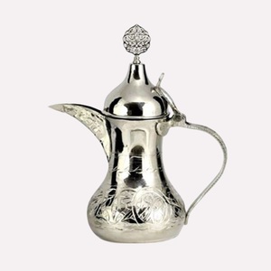 Arabic Dallah Metal Coffee <b>Pot</b> Golden Finished Luxury Eco-Friendly Coffee & <b>Tea</b> Home Wedding Use Wholesale - Product Image 2