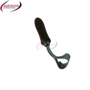 Juego de cuchillos de bucle de pezuña de caballo suizo ovalado, 3 cuchillos de herrador, mangos de madera, instrumentos quirúrgicos para diestros y zurdos - Product Image 6
