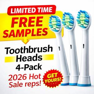 Tête de brosse à dents électrique OEM personnalisée de haute qualité, poils souples, compatible avec l'hôtellerie et l'usage domestique - Product Image 2