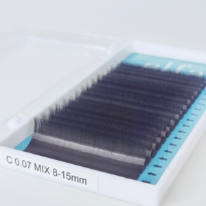 Extensiones de pestañas clásicas de alta calidad de Vietnam 0,07 Mix 8-15mm Volumen 0,15mm Espesor Suministros Lash C - Product Image 3