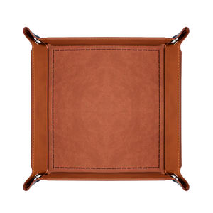 ถาดอเนกประสงค์หนังพับได้ EffiPrint พร้อมลายพิมพ์ UV สำหรับใส่กุญแจ กระเป๋าสตางค์ เครื่องประดับ และเหรียญ - Product Image 2