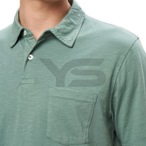 Polo personalizado de alta calidad para hombre 60% algodón 40% Spandex Turn Collar de punto primavera táctico Golf Casual diseño promocional - Product Image 4