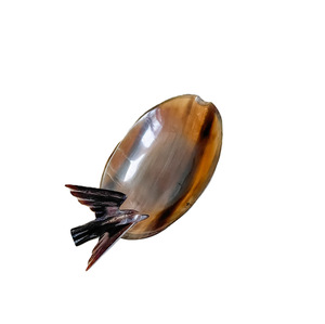 Cendrier en corne de boeuf fait main pour la saison des vacances Cendrier en corne de boeuf avec des motifs naturels uniques acceptant les personnalisations - Product Image 4