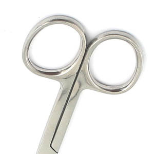 4.5 "กรรไกรผ่าตัดสเตนเลสเกรดประหยัดแบบทื่อแหลมกรรไกรผ่าตัดความแม่นยำสูง - Product Image 5