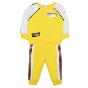 Traje de 2 Piezas de Manga Larga para Niños - Amarillo - Product Image 1