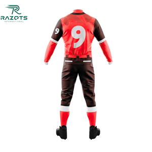 Conjunto de uniforme de béisbol de poliéster 100% transpirable de alta calidad personalizado para entusiastas del deporte - Product Image 4