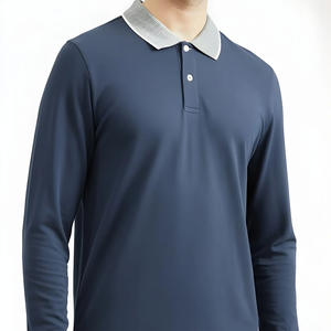 เสื้อกอล์ฟคอตั้งแขนสั้นปักลาย คุณภาพพรีเมียมสูง ผลิตตามสั่ง แบรนด์ดัง ผลิตจากวัสดุเป็นมิตรต่อสิ่งแวดล้อม ระบายอากาศได้ดี แห้งเร็ว - Product Image 1