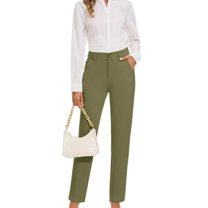 Pantalones Chinos para Mujer, Cintura con Botones, Increíble Producto, Fácil de Usar, Mejor Calidad, Estilo Casual, Bolsillo Regular - Product Image 6