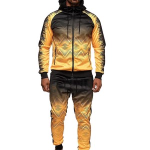 Survêtement à manches longues de haute qualité pour hommes survêtement à sublimation confortable à la mode avec taux réglable - Product Image 1