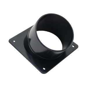 Système de collecte de poussière industriel manuel réutilisable en plastique de 4 pouces - Raccord de poussière robuste pour montage sur machine pour usage en garage - Product Image 1