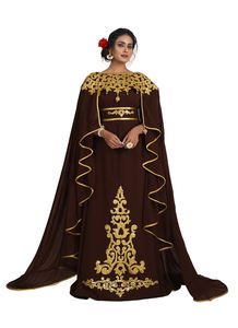 Modern Moroccan Islamic <b>Kaftan</b> <b>for</b> <b>Women</b> Long Floor-Length Beach Dress with Breathyable Long Sleeve ODM Supply - Product Image 5