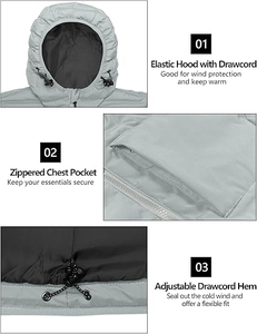 Veste bulle personnalisée à capuche de haute qualité doudoune hommes confortable et élégant hiver chaud manteau épais extérieur duvet - Product Image 5