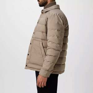 Vente en gros de doudoune personnalisée pour hommes manteau d'hiver chaud à capuche en duvet léger, imperméable, coupe-vent, matelassé, vêtements d'extérieur isolés - Product Image 6