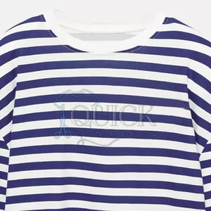 Camisetas de Verano Casuales de Doble Capa para Mujer, Color Sólido, Alta Calidad, Transpirables, Ecológicas, Ligeras, de Algodón, al por Mayor - Product Image 6