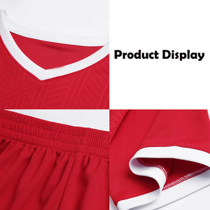 Conjunto de Ropa Deportiva para Equipo de Fútbol, Jersey y Pantalones Cortos de Poliéster de Secado Rápido, Uniforme de Fútbol con Logotipo Personalizado, Entrenamiento, Juego, OEM, ODM - Product Image 3