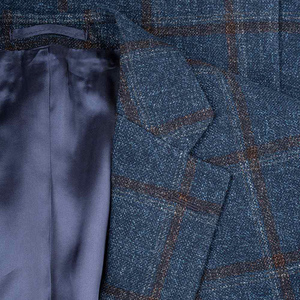 เสื้อเบลเซอร์ผู้ชายดีไซน์ล่าสุด กระดุมแถวเดียว แขนยาว คอวี กันยับ คุณภาพสูง ระบายอากาศได้ดี ผลิตจากผ้าขนสัตว์/ผ้าฝ้าย/โพลีเอสเตอร์ ขายดี - Product Image 2