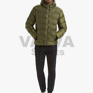 Chaqueta acolchada de burbujas para hombre al aire libre de invierno con logotipo personalizado cálido al por mayor/ropa de hombre, chaquetas acolchadas de invierno/Diseño de estilo de invierno - Product Image 4