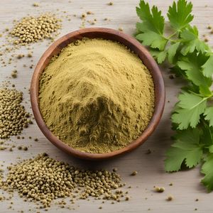 Poudre de coriandre fraîchement moulue, épices naturelles et essentielles saines pour des repas savoureux - Product Image 5