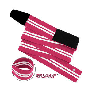 Genouillères respirantes en fil de charbon de bambou de haute qualité, unisexe, réglables pour la musculation, le soulevé de terre, la gym et l'entraînement - Product Image 4