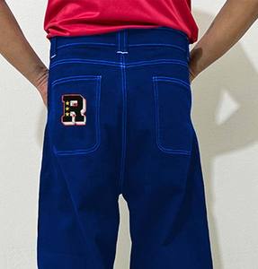 Jeans de Mezclilla Personalizados de Alta Calidad para Hombre, Corte Recto, Ecológicos, Transpirables, Tallas Grandes, Color y Logotipo Personalizables - Product Image 5