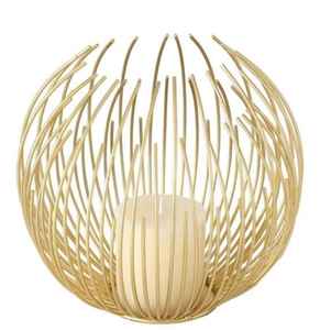 Porte-bougie en métal au design classique, qualité supérieure, taille personnalisée, doré, fait main, pour la décoration de la maison - Product Image 2