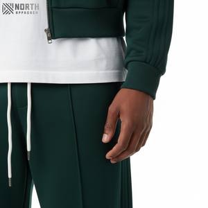 Ropa al por mayor, chándales lisos, sudaderas con capucha de lana Unisex, sudadera y joggers, sudaderas con capucha de gran tamaño, conjunto de 2 piezas para hombres - Product Image 3