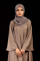 Abaya noire de style turc, pakistanais et de Dubaï, design parapluie, qualité supérieure, vêtements musulmans, faible MOQ
