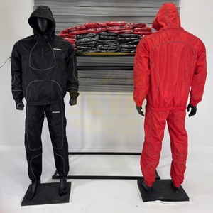 Ensemble de survêtement de sport pour homme personnalisé, coupe-vent, tenue de course, tenue d'entraînement en plein air, survêtements, OEM disponible - Product Image 1