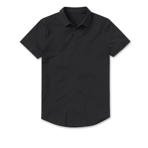 Diseño de color de contraste de alta calidad para hombre, polos de microfibra de algodón 100%, camisas de golf, diseño personalizado - Product Image 1