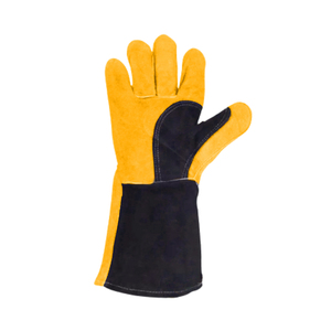 Guantes de soldadura de cuero Flexible superior Palma de pistola con compatibilidad con pantalla táctil Guantes de cuero impermeables cómodos para hombres - Product Image 4