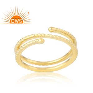 แหวนชุบทอง18K 925เงินสเตอร์ลิงเครื่องประดับชั้นดีสำหรับผู้หญิงของขวัญสำหรับผู้หญิง - Product Image 1