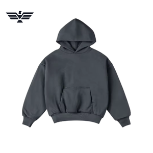 Sudadera con Capucha Gruesa de Algodón 100 % de 350/400 g/m², Estilo Urbano, Personalizable, de Alta Calidad, Corte Regular, Unisex, para Invierno, 2 Piezas - Product Image 3