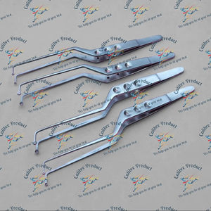 Samii Yasargil Pince à angle à baïonnette tumorale 3mm,5mm gauche et droite neurochirurgical Neuro Neurologie - Product Image 1