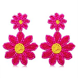 MD Handicrafts, pendientes de tuerca bordados con estilo, diseño personalizado, joyería tradicional hecha a mano para mujeres para fiestas - Product Image 4