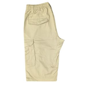 Prix d'usine direct hommes décontracté 100% coton sergé Shorts multi-poches solide Sports de plein air Cargo pantalon fermeture éclair - Product Image 2