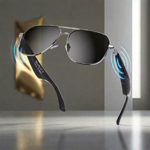 Lentes de Sol Inteligentes con Marco Metálico, Bluetooth, Asistente de IA, Control por Voz, Carga Magnética, Reproductor de Música, Llamadas Telefónicas, Traducción en Tiempo Real - Product Image 3