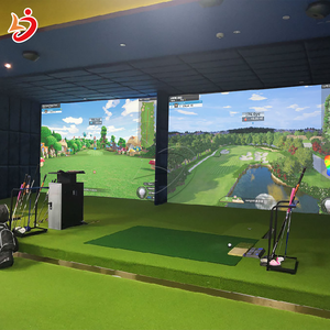 Máquina Simuladora de Golf Interactiva Inteligente para Interiores con Proyección de Pantalla, Centro de Entretenimiento, Acero Inoxidable, Gran Venta - Product Image 3