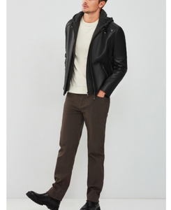 Meilleures ventes Veste en cuir tendance pour hommes Veste en cuir légère de haute qualité pour hommes - Product Image 2