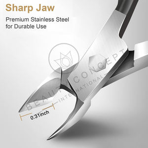 Professional Ergonomic Cuticle Trimmer Cuticle Pusher Nail Cuticle Remover Nipper Stainless Steel Wide Jaw Opening Sharp Blades - Product Image 6