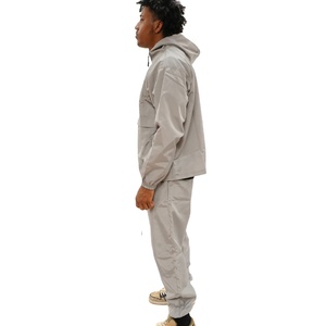 Men Reflective Windbreaker Tracksuit Waterproof <b>Jacket</b> Pants Streetwear <b>Tech</b> <b>wear</b> Custom Logo OEM - Product Image 1