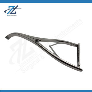 Espátula Tipo Inge de 40 mm de Apertura, Sin Dientes, Punta de 5 mm de Ancho, 170 mm de Largo, Juego de Instrumentos Quirúrgicos de Acero Inoxidable, Certificado CE - Product Image 2