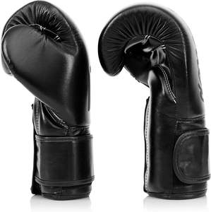 Gants de boxe d'entraînement de haute qualité en cuir synthétique Muay Thai Kickboxing MMA Équipement d'entraînement de sparring - Product Image 6